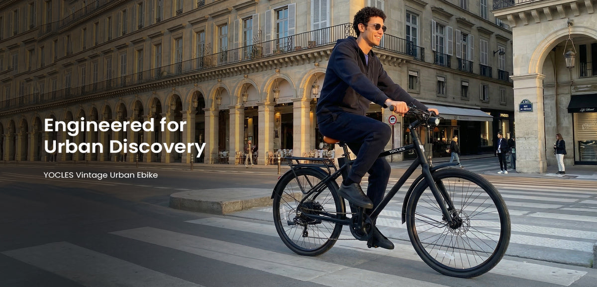 YOCLES commuter e-bike for urban riding